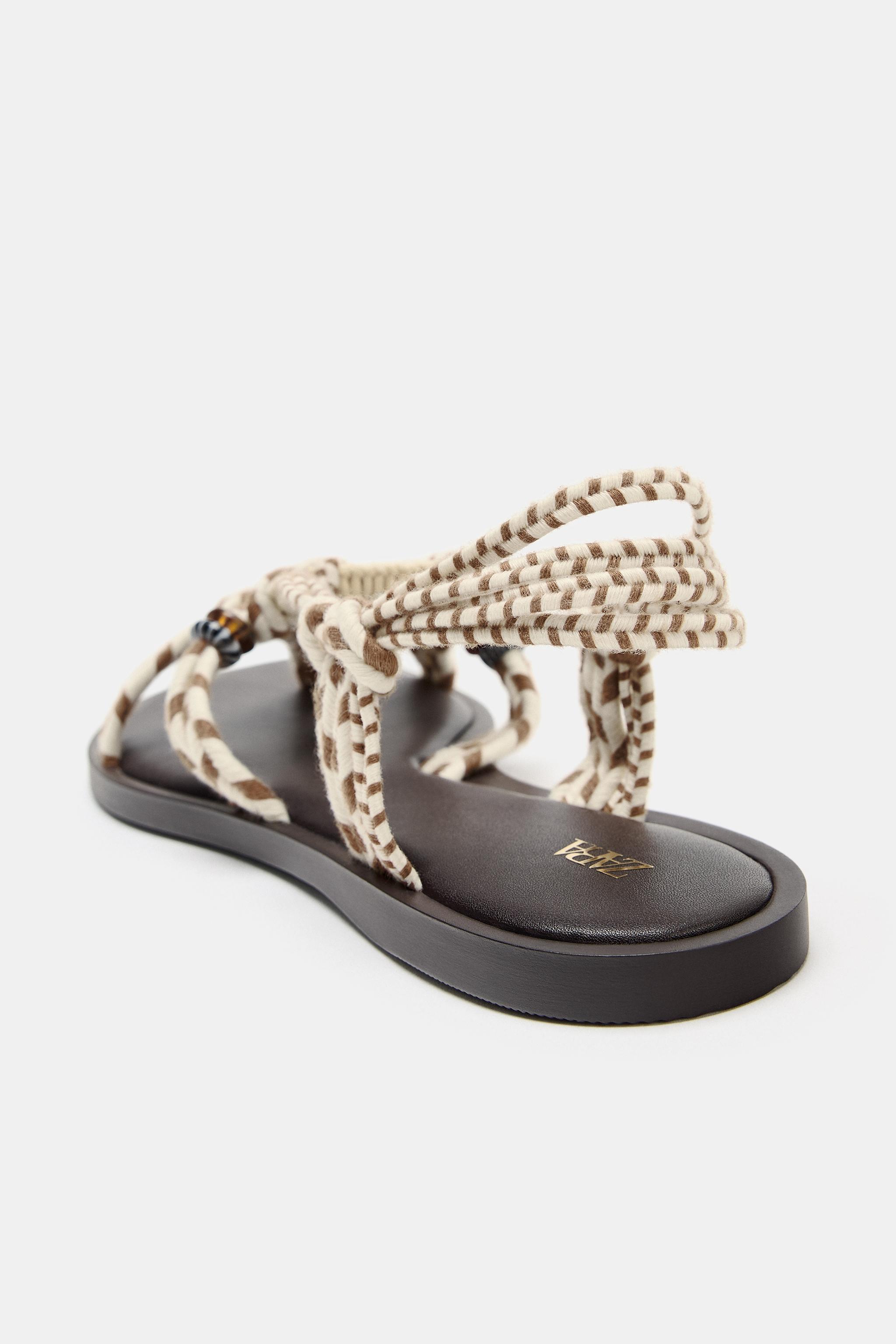 STRAPPY FLAT SANDALS
